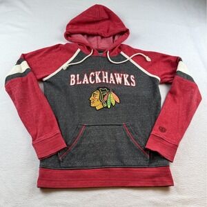 Chicago Blackhawks Hoodie Old Time Hockey Womens M